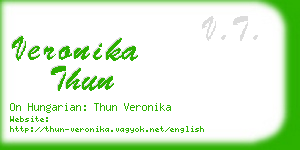 veronika thun business card